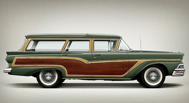 Ford Country Squire Wagon 1958 года