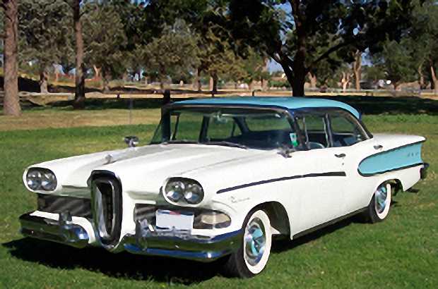 Edsel Paser 1958 года — крупный мощный, комфортабельный