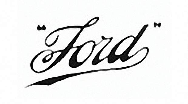 Логотип Ford 1909 года