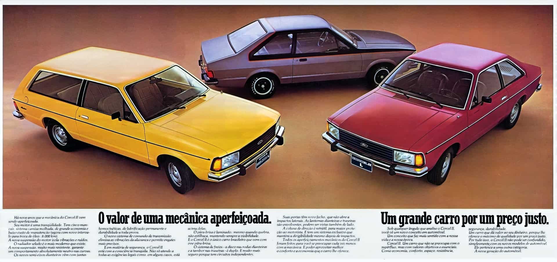Ford Corcel II и Ford Belina II второго поколения