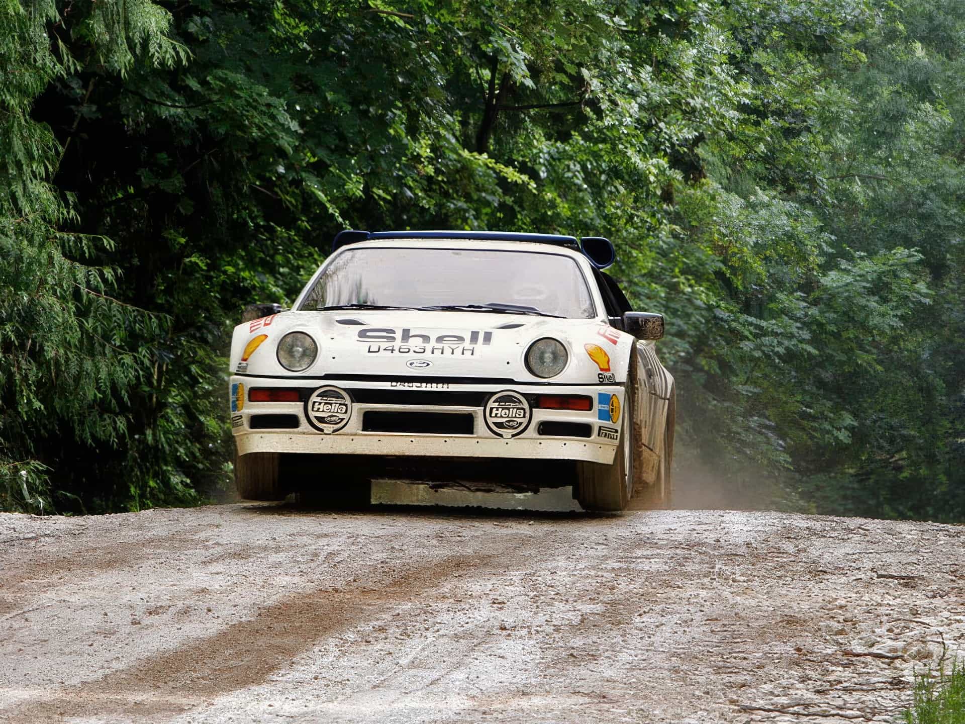 Эпизод выступления Ford RS200 на этапе европейского первенства